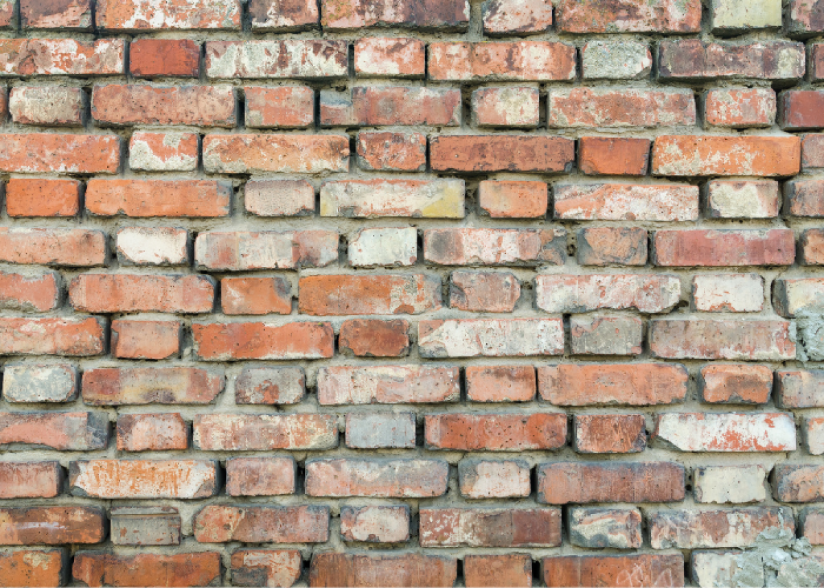 restoring old brick wall